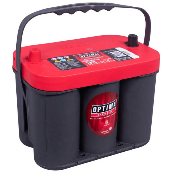 Optima RedTop RT C 4,2 AGM Starterbatterie 12V 50Ah 815A, RTC4,2L