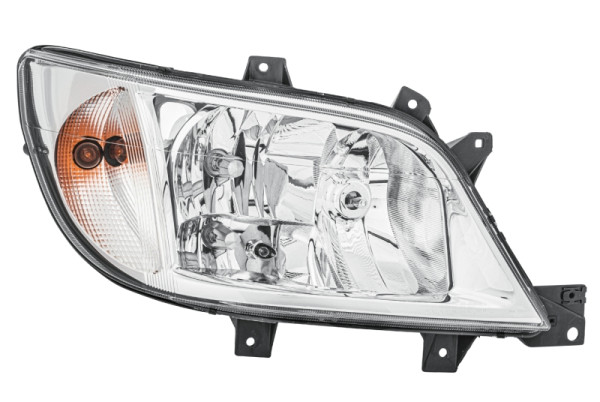 HELLA Halogen-Hauptscheinwerfer, für u.a. Mercedes-Benz Sprinter 3-T Chassis (903), ECE/CCC, für Rechtsverkehr, rechts, 1EH 246 047-061
