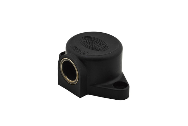 HELLA Steckdose, 1-polig, Schraubanschluss, Stecker: Schraubkontakt, schwarz, DIN/ISO: 4165, 8JB 004 123-012