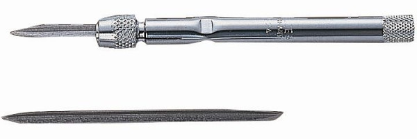 Bahco Dreikantschaber, Klinge 85 mm, Halter 95 mm, 3524