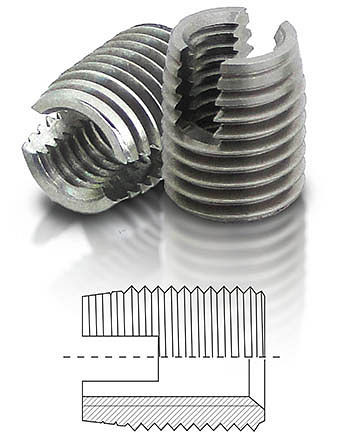 BaerFix mit Schneidschlitzen M 12 x 1,75 - 22 mm - 1.4305 - 100 Stück, 1-FA412