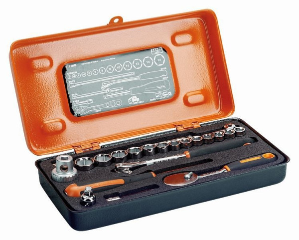Bahco 1/4" Steckschlüssel-Satz, 21-teilig, 6721NM, 7314151088309