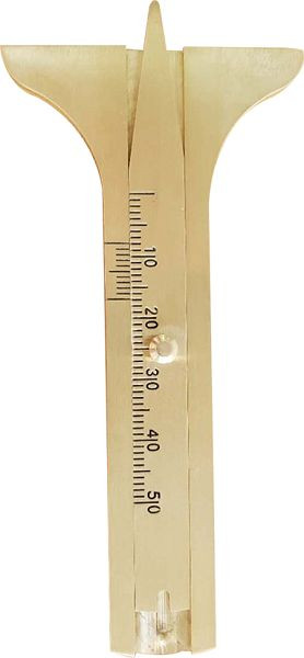 Kunzer Reifenprofiltiefenmesser, Messing, 7RPM01, 4260625441879