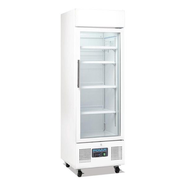 Polar Serie G Displaykühlung 218L, 1 Glastür, weiß, DM075