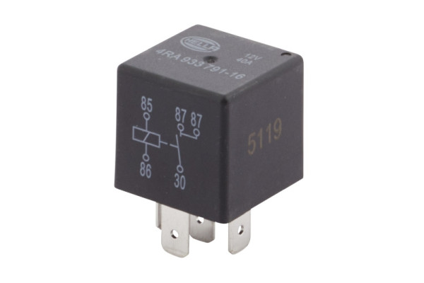 HELLA Relais, Arbeitsstrom, 12V, 5-polig, Schließer, 4RA 933 791-161