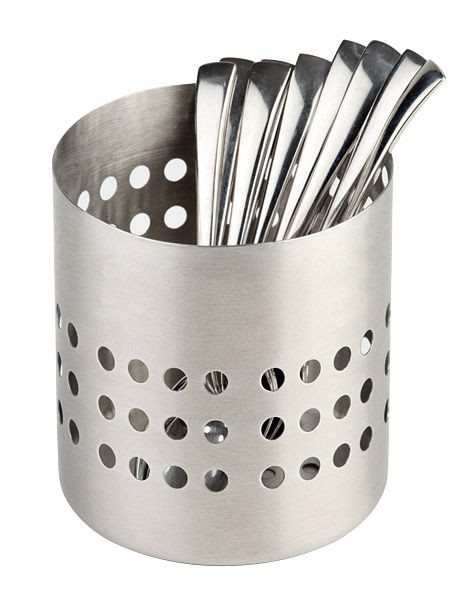 APS Besteckständer, Ø 10 cm, Höhe: 10 cm, Edelstahl, matt poliert, 11921