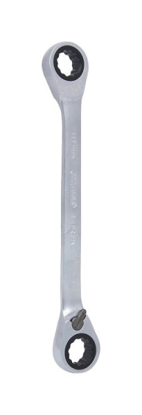 KS Tools GEARplus Doppel-Ratschenringschlüssel umschaltbar 10x11mm, 503.4573