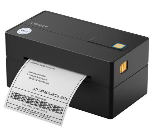 inateck Bluetooth Thermo-Etikettendrucker, 4x6 Versandetikettendrucker, für iPhone, Android, iPad, Windows, MacOS, Chrome, USPS, schwarz, PR40_black