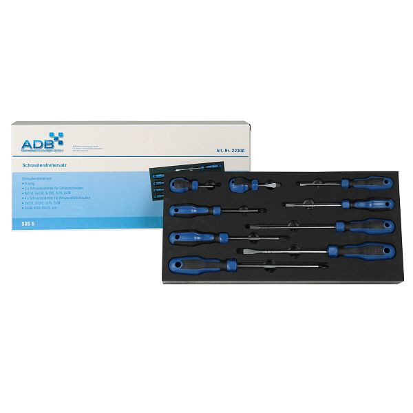 ADB Schraubendrehersatz, 9-teilig, 22306, 4050049223065