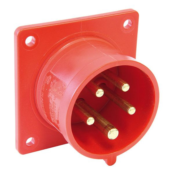 ELSPRO CEE-Einbaugerätestecker 4polig/32A/500V/7h/gerade, AGS5034