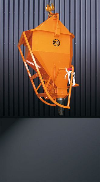 Eichinger Betonsilo 1033C.3, 250l, Bügel, Hebelverschluss, liegende Form, Auslauf Ø 200 mm, 10330310460000