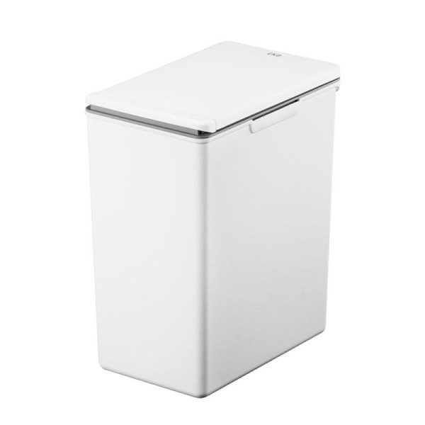 STEIN HGS Morandi Touch Abfalleimer, weiß, Gesamthöhe 400 mm, 83512.0003