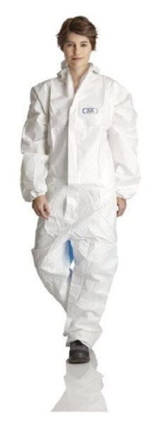 ProSafe DuoSafe Einweg-Overall, Kapuze, eingenähter SMS Rücken, antistatisch (ProSafe/SMS), Größe 3XL, VE: 50 Stück, DSP-3XL