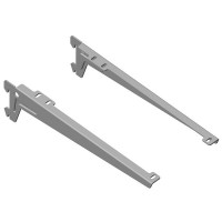 Produktbild von Element System Winkelträger, MIT CLIP, Links und Rechts, LOSE, 280 mm, WEISS ALU, VE: 10 Paare, 10300-00037 Element System Winkelträger, MIT CLIP, Links und Rechts, LOSE, 280 mm, WEISS ALU, VE: 10 Paare, 10300-00037