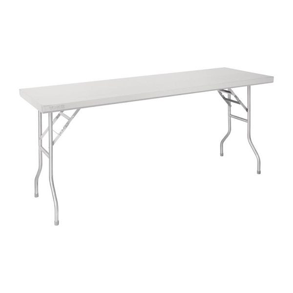 Vogue klappbarer Arbeitstisch aus Edelstahl 1830x610x780, FN289
