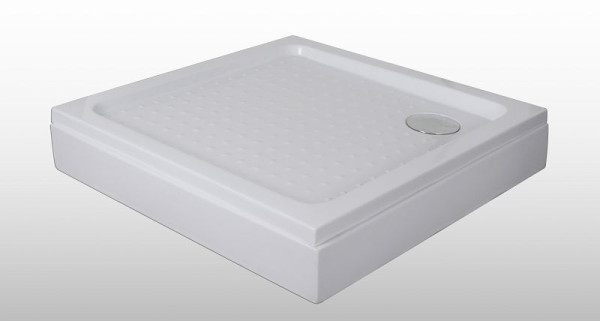 Sanotechnik Brausetasse weiß 91x91x15cm mit abnehmbare Schürze, P19