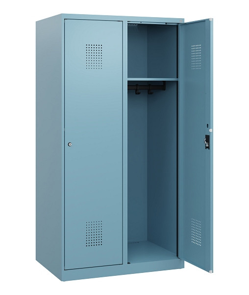 C+P Spind Evolo PLUS, 2 Abteile, 1530x800x500mm, 0010/0010, Zylinderschloss, 0490005-22 S10048