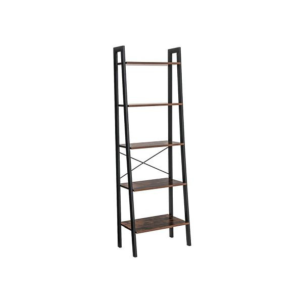 VASAGLE Industrie-Design Leiterregal 5 Ablagen, LLS45X, 6955880359196