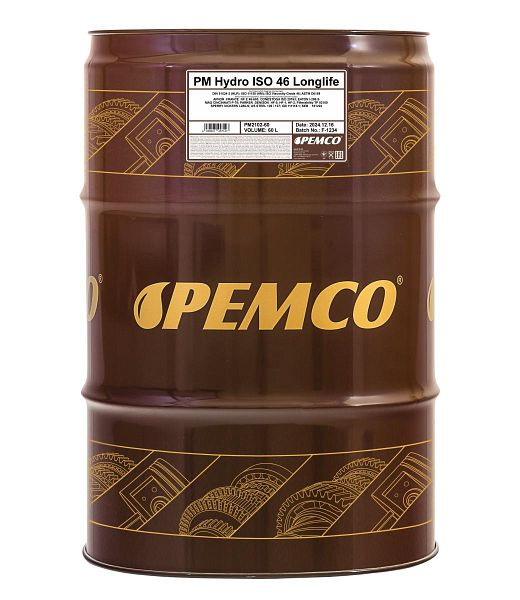 PEMCO Hydrauliköl 2102 Hydro ISO 46 LONGLIFE, VE: 60 l, PM2102-60