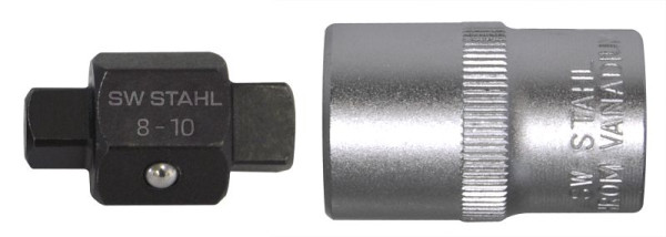 SW-Stahl Öldienst-Steckschlüssel, 1/2", 8 mm, 10 mm, 03000SB