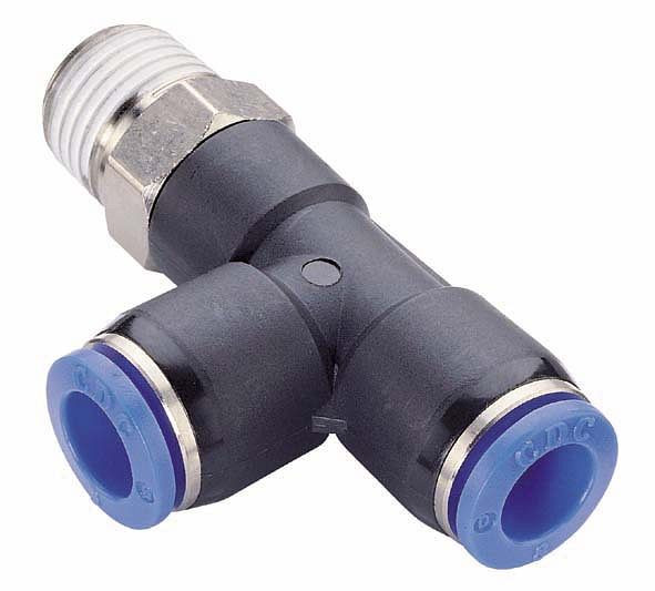 timmer B-LEdk-6-1/8-KU, L-Einschraubverschraubung konisch, mit Gewinde PTFE beschichtet, Schlauch-Ø: 6 mm, Gewinde: 1/8", VE: 10 Stück, 03180082