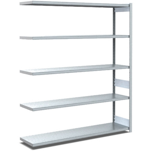 BITO Fachbodenregal Typ: EL Anbaufeld 40mm-Boden Set /100kg 1999x1296x424 5FB verzinkt, C1236-0010