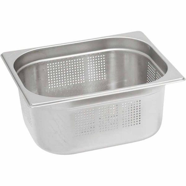 Stalgast Gastronormbehälter Serie STANDARD, GN 1/2 (100mm), perforiert, GN0312100