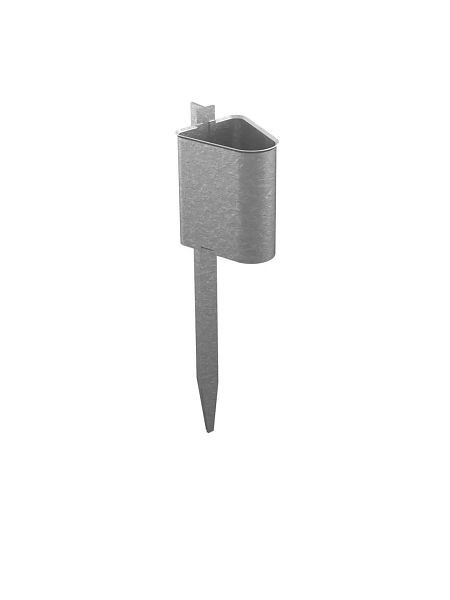 Ri-Traffic Metall-Einschlagsockel mit T-Eisen hinten zum Einschlagen, LP-360