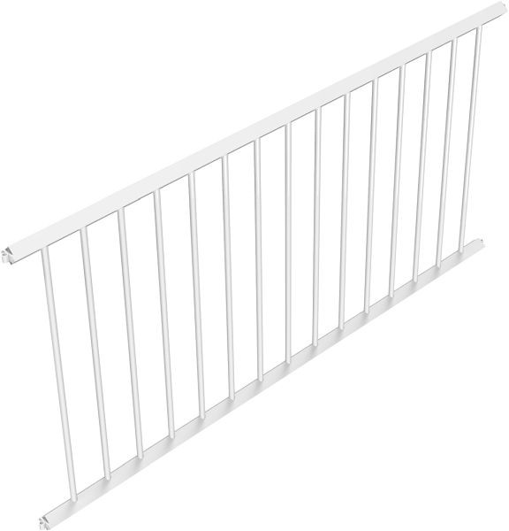 Schake Schutzzaungitter, Zaunfeld, Achsabstand: 2000 mm, feuerverzinkt und weiß beschichtet, 418_20BW