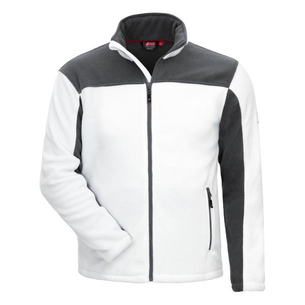 NITRAS MOTION TEX PLUS, Fleece-Jacke, Größe: XS, Farbe: weiß, VE: 10 Stück, 7043-XS
