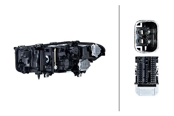 HELLA Hybrid-Hauptscheinwerfer, für u.a. BMW 5 (G30, F90), ECE, für Rechtsverkehr, rechts, 1EX 015 449-521