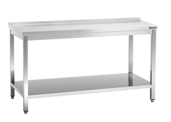 Bartscher Arbeitstisch 600, B1600, Aufkantung, 308166, 4015613600185