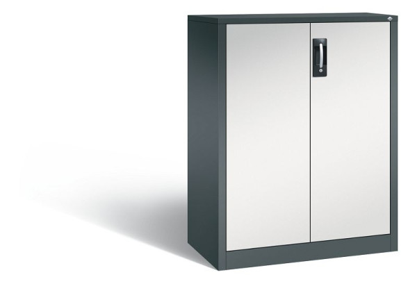 C+P Büro-Drehtürenschrank Acurado, H1200xB930xT400 mm, Anthrazit/Grau, 9267-1200 S10352