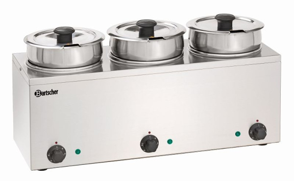 Bartscher Bain Marie Hotpot, 3x Topf, 3,5 l, 607035, 4015613520667