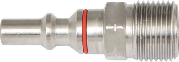 ELMAG Azetylen-Edelstahlstecknippel, AG 3/8' - LINKS zu Handgriffnach EN 561, 55244
