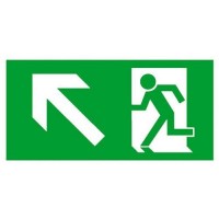 Produktbild von B-SAFETY Rettungsweg aufwärts links, TYP F, für V-LUX STANDARD, F563-F_ISO7010 B-SAFETY Rettungsweg aufwärts links, TYP F, für V-LUX STANDARD, F563-F_ISO7010