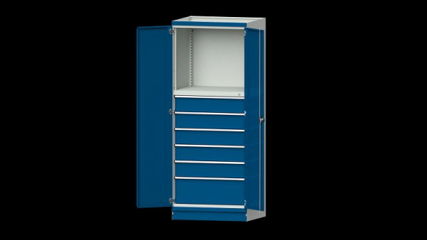 ANKE Werkbänke Basisschrank modulares Schranksystem, Serie 910 V, Modell 4003, 865 x 720 x 2200 mm, RAL 7035/5010, 631.174