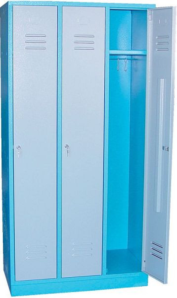AEROTEC Garderobenschrank III, Gesamtmaß LxBxH: 890 x 500 x 1800 mm, 69002026, 4260479713580