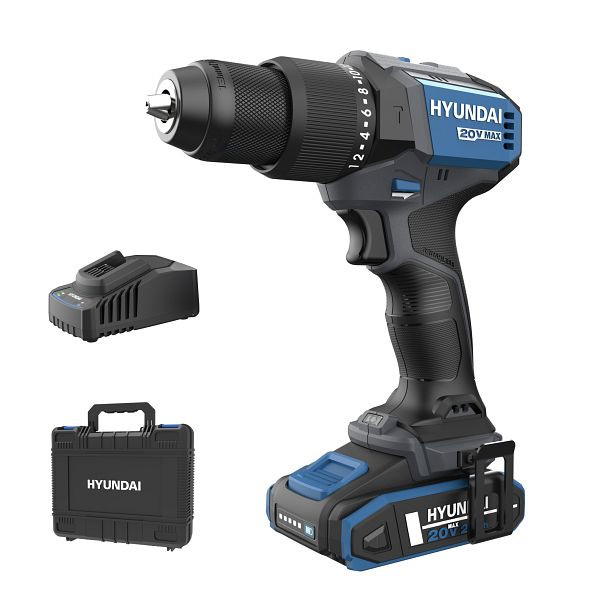 HYUNDAI Akku-Schlagbohrschrauber, inkl. 1 Akku, HD20X-60-2A1