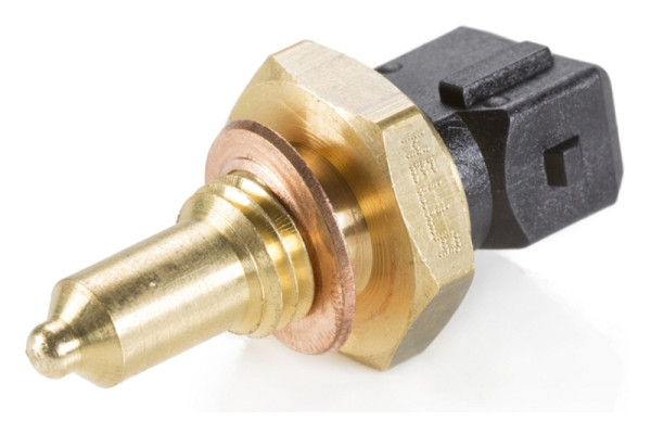 HELLA Sensor, Kühlmitteltemperatur, 2-polig, Vertikalverschraubung, 6PT 009 107-851