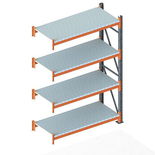 Meta Großfachregal AR 2700x1825x800 mm, verzinkt/RAL 2001, 200188548
