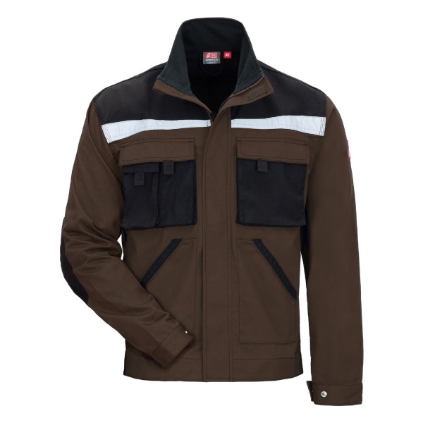 NITRAS MOTION TEX PLUS, Arbeitsjacke, Größe: 46, Farbe: braun, VE: 10 Stück, 7657-46