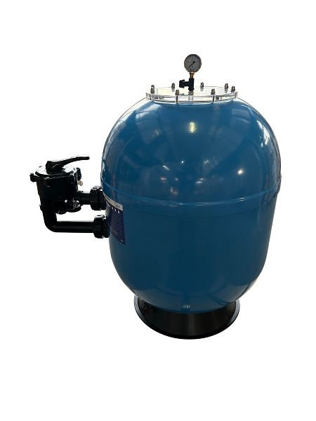 OKU GFK Filterbehälter Atlantica Ø 510 mm komplett mit 6-Wege-Side-Mount-Ventil 1 1/2" IG, 400801-1