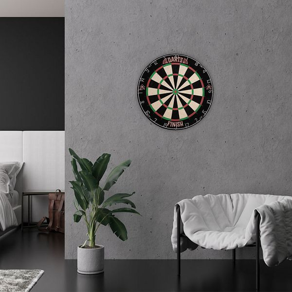 HOME DELUXE Dartscheibe FINISH Klassisch ohne Surround, 60358