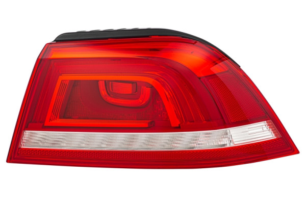 HELLA Heckleuchte, LED, glasklar/rot, äusserer Teil, für u.a. VW Eos (1F7, 1F8), ECE/CCC, rechts, 2SD 010 697-101