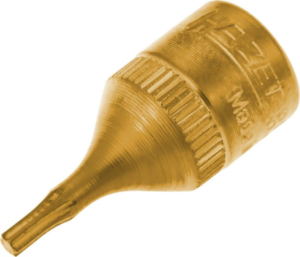 Hazet Schraubendreher-Steckschlüsseleinsatz TORX®, Vierkant hohl 6,3 mm (1/4 Zoll), Innen TORX® Profil, T8, 8502-T8