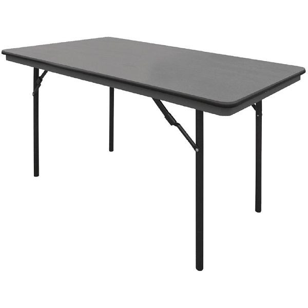 Bolero rechteckiger Klapptisch schwarz 122cm, GC594