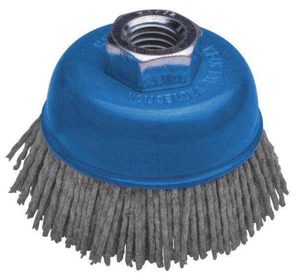 SW-Stahl Topfbürste, gewellt, Nylondraht, ø 65 mm, M14, 63357SB