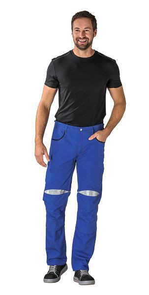 Planam DuraWork Bundhose, kornblumenblau/schwarz, Größe 106, 2912106