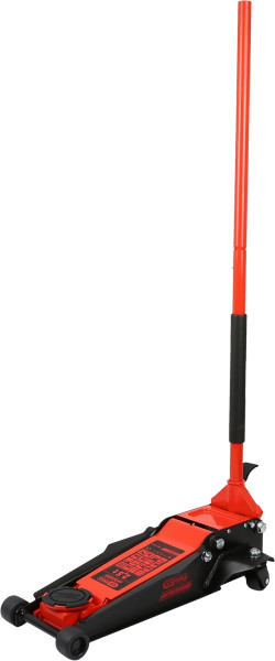 KS Tools performance Hydraulischer Stahl-Wagenheber, 2500 kg, flach, Hubhöhe: 75-510 mm, 160.1015